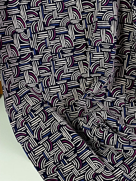 Tissu coton Hopscotch Night, création française, Atelier Brunette 10cm