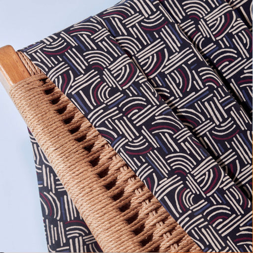 Tissu gaze de coton Hopscotch Night, création française, Atelier Brunette 10cm
