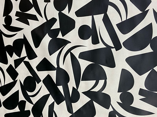 Tissu imperméable Jamo Gris noir, tissu souple, anti tâche, 50cm