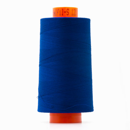 Bobine de fil surjeteuse bleu roi Col. 1305, Cône surjeteuse Belfil 5000m