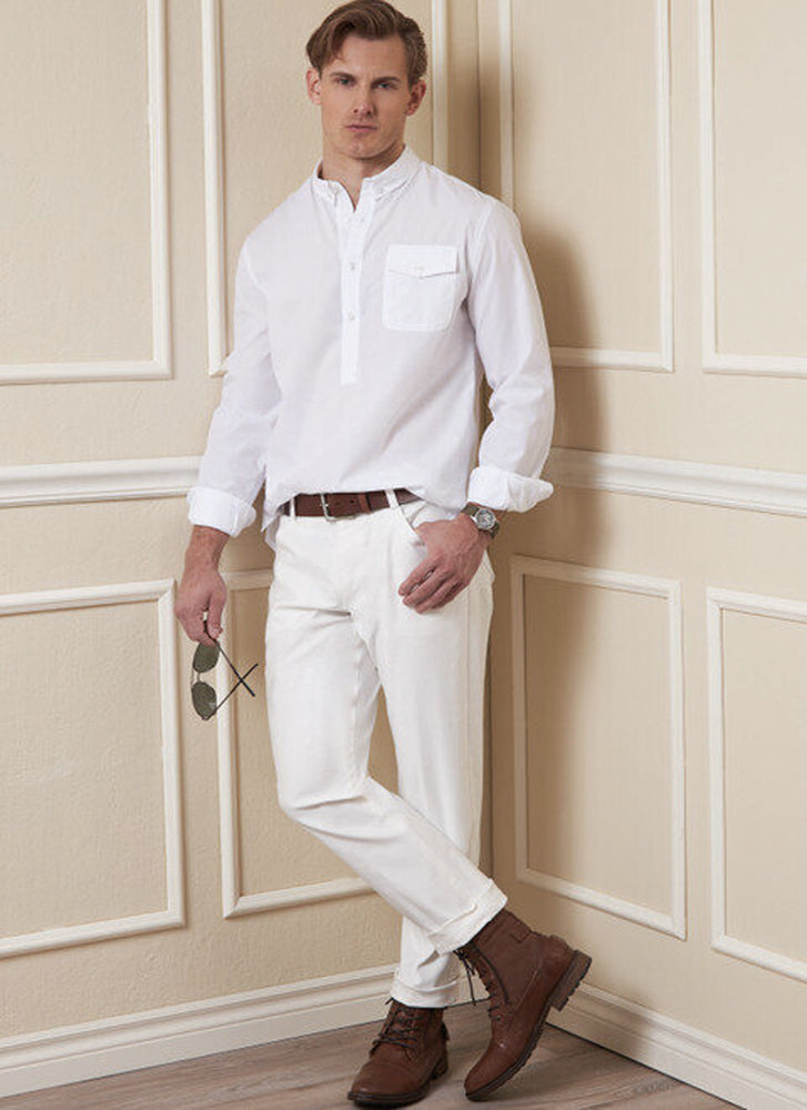 Patron chemise short et pantalon Vogue 1895 Mercerie Jaspe Couture
