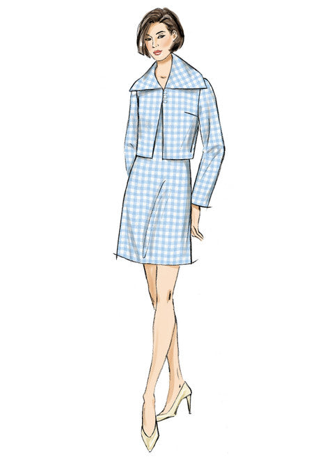 Patron de robe et veste doublées, Vogue 2126