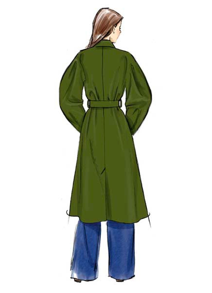 Patron manteau trench Vogue 2137