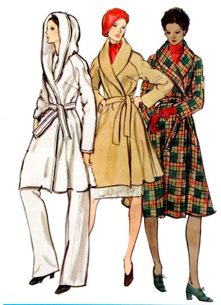 Patron de manteau vintage Vogue 2145
