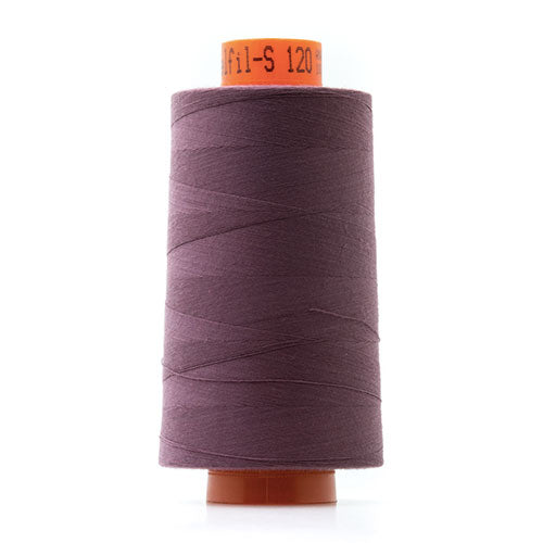Bobine de fil polyester violet, Cône surjeteuse 5000m Belfil Col. 153