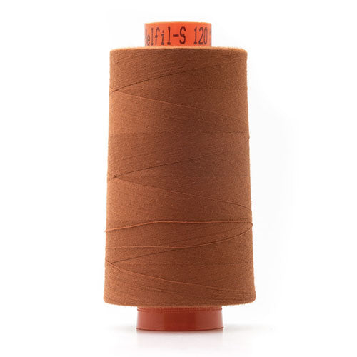 Bobine de fil polyester cuivre, Cône surjeteuse 5000m Belfil Col 163