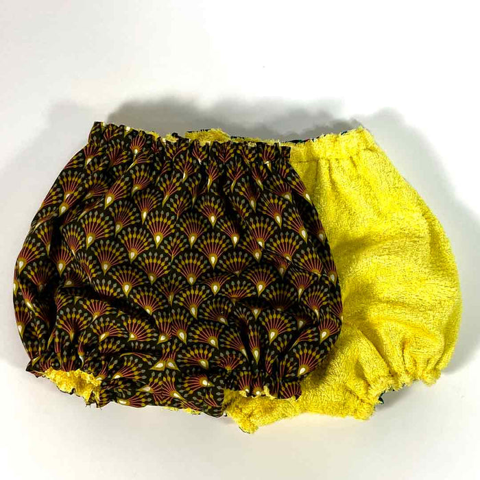 Tissu coton enduit pour bloomer et pantalon réversible