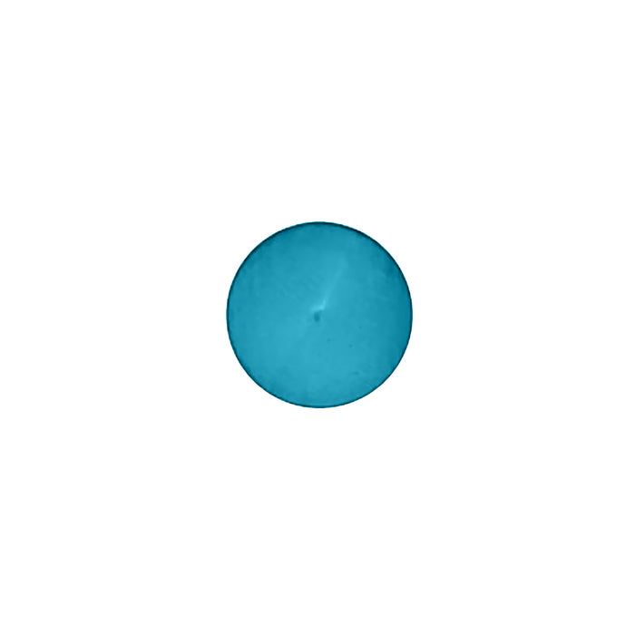 Bouton polyester bleu turquoise