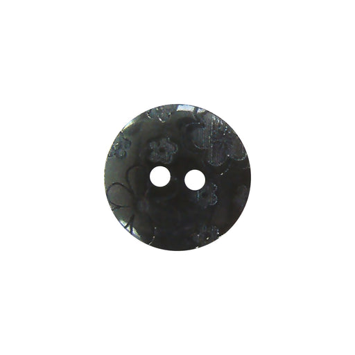 Bouton polyester noir