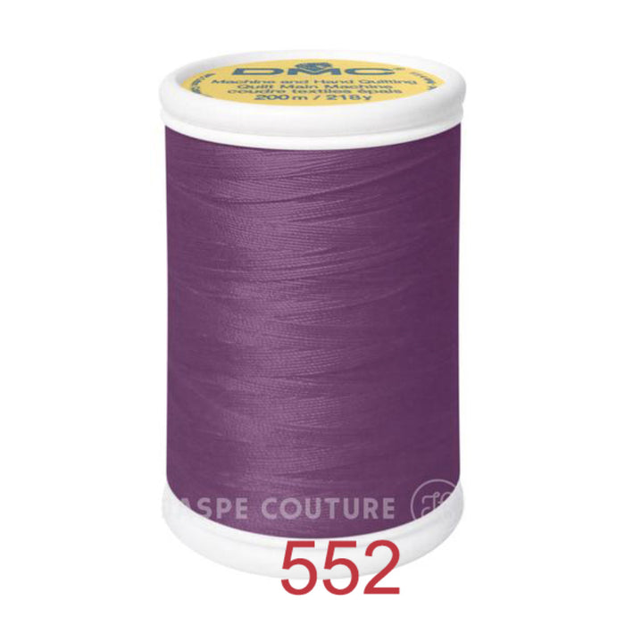 Fil coton pour tissu épais, fil pour patchwork DMC No 552