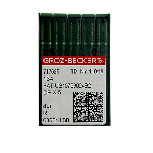 Aiguilles pour machine à coudre industrielle Groz-Beckert 134R, DPX5, 135x5 NM 110