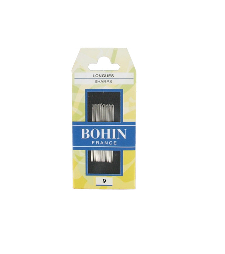 Aiguille à coudre longue BOHIN N°9