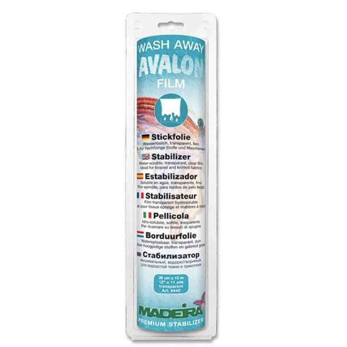 Stabilisateur de broderie hydrosoluble Avalon film 30cmx10m, Madeira