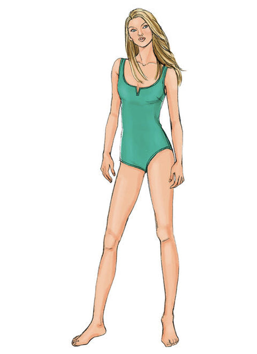 Patron maillots de bain et paréo femme, Butterick 4526