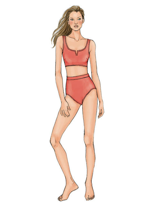 Patron maillots de bain et paréo femme, Butterick 4526