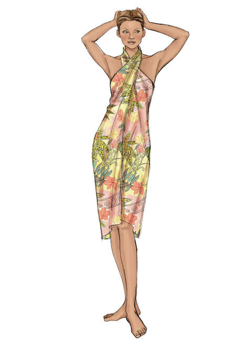 Patron maillots de bain et paréo femme, Butterick 4526