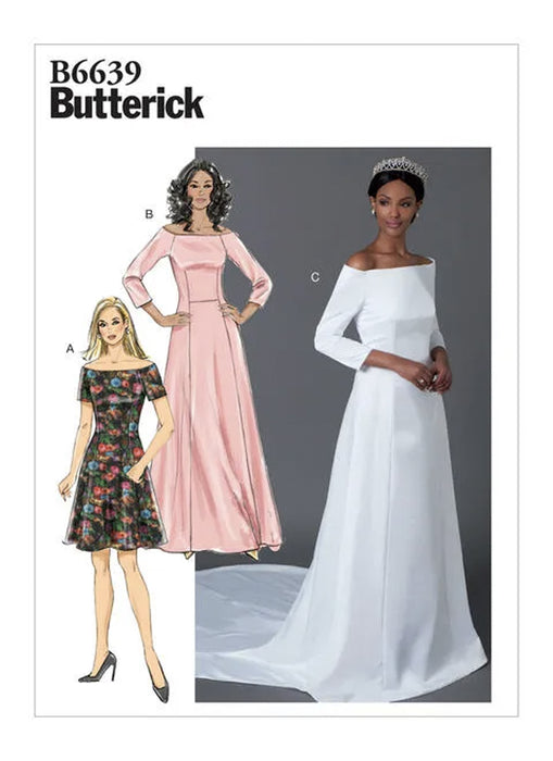 Patron de robe de mariée Butterick 6639