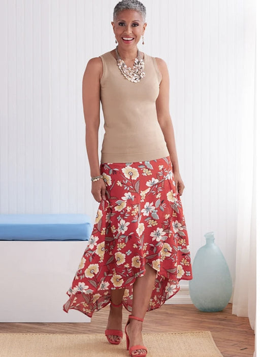 Patron jupe longue Butterick 6818