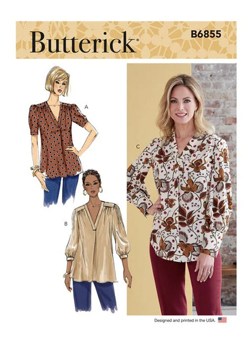 Patron haut pour femme, Butterick 6855