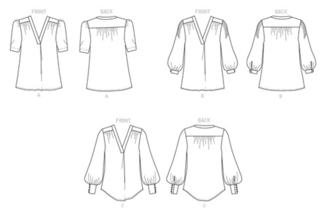 Patron haut pour femme, Butterick 6855