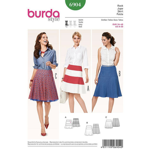 atron jupes dames Burda jupe 6904