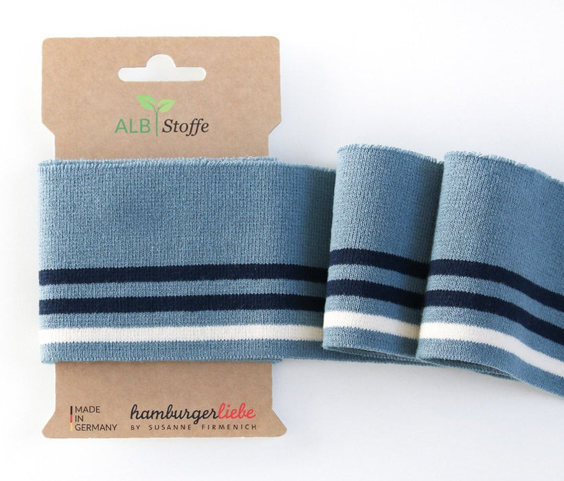 Bord cote bio pour vêtements bébé, Couleur bleu