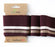 Bord cote bio pour vêtements bébé, Couleur bordeaux lurex