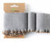 Bord cote bio pour vêtements bébé, Couleur gris