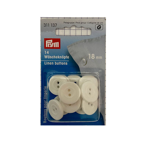 Boutons lingerie blanc, 18mm