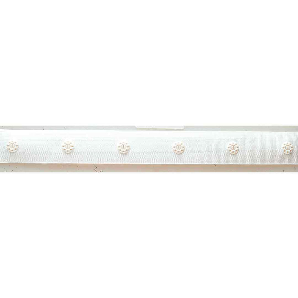 Bouton pression sur ruban à coudre, bouton pression plastique Prym, blanc