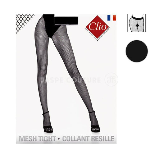 Collant résille noir Clio - Ref 764