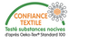 Tissu certifié oeko tex