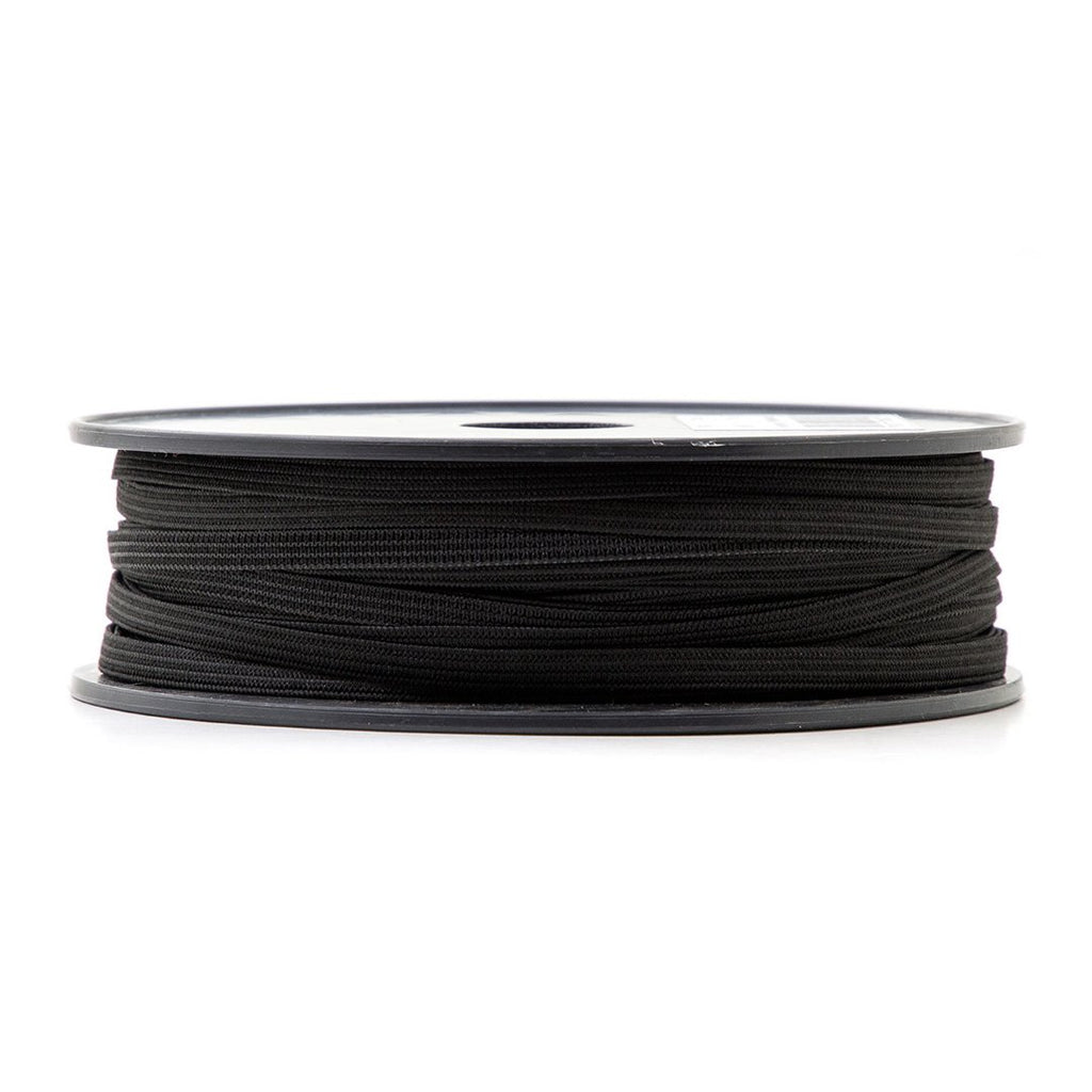 Fil Elastique Plat Noir 7mm (vendu au metre)