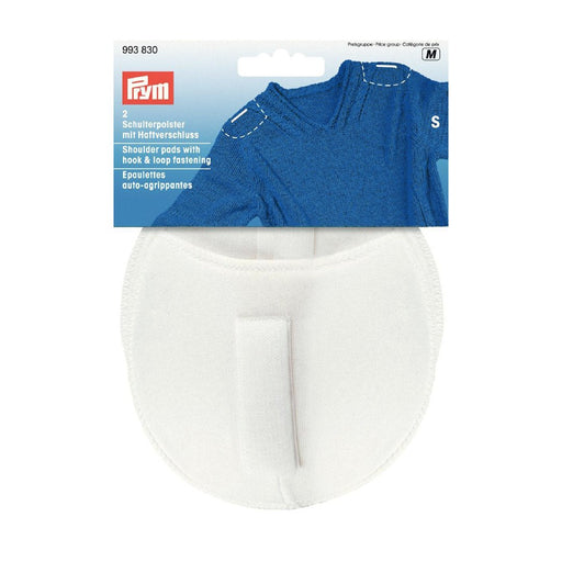 Epaulettes auto agrippantes blanc, manches raglan T-shirt, Prym 993830