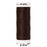 Fil à coudre 200m marron Mettler 0175