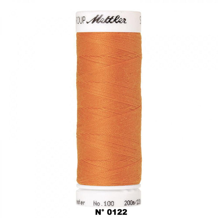 Fil à coudre 200m orange Mettler 0122
