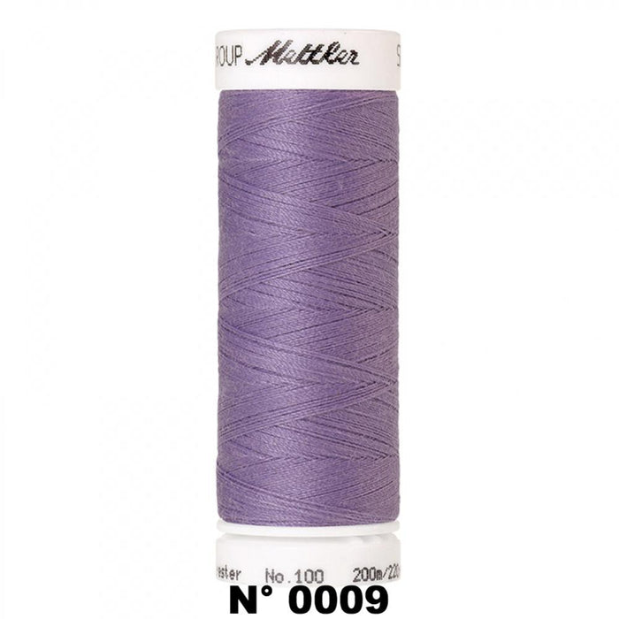 Fil à coudre 200m violet Mettler 0009