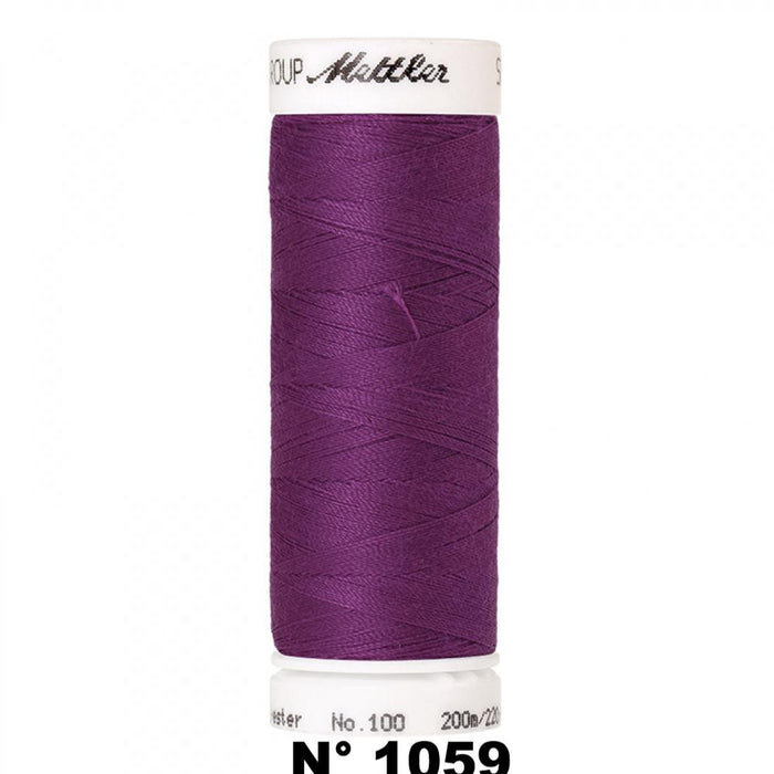 Fil à coudre 200m violet Mettler 1059