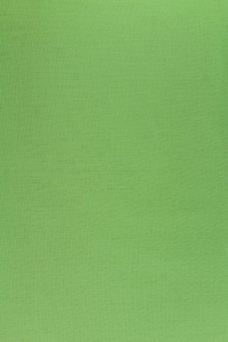 Tissu voile de coton vert