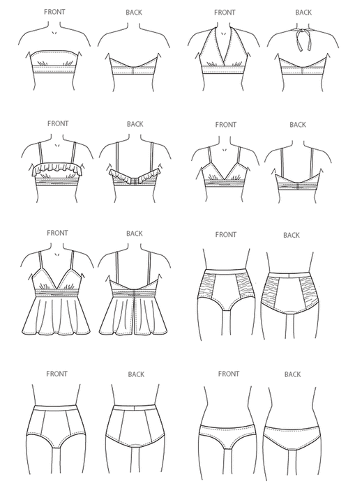 Patron maillots de bain femme, McCall's 7168
