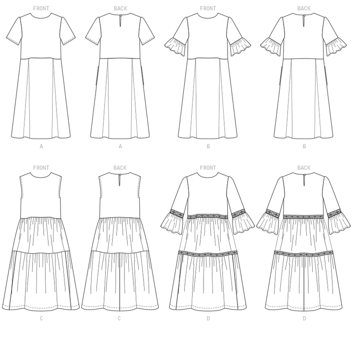 Patron de robes McCall's 7948