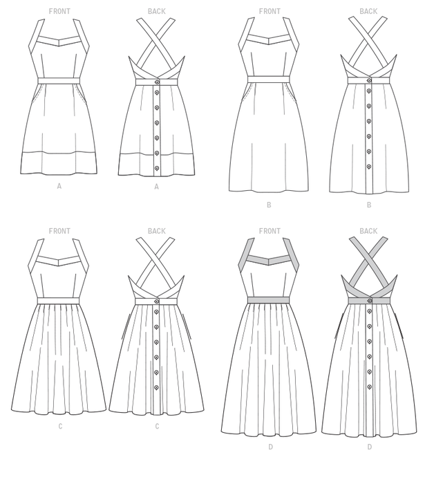 Patron de robes McCall's 7952