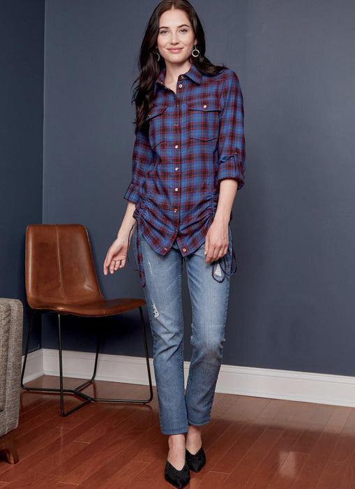 McCall's 8027, Patron chemises, haut et top pour femme
