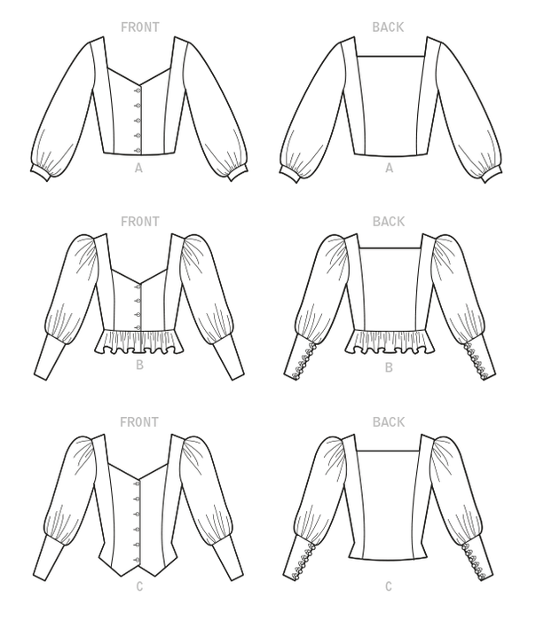 Patron de couture haut McCall's 8181