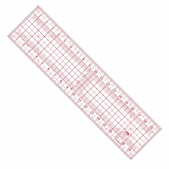 Règle japonaise pour couture 20cm, fabrication française