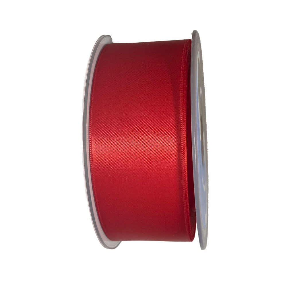 Ruban satin rouge 25mm col 14