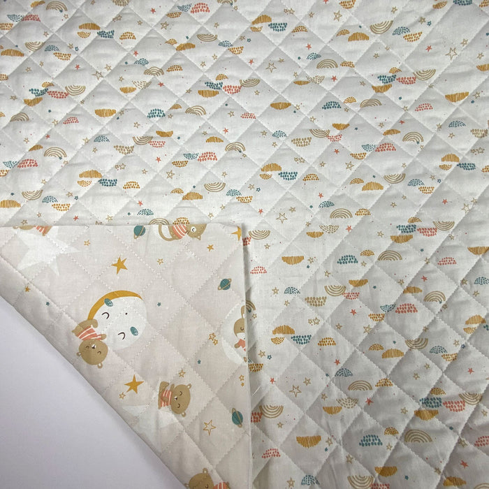 Tissu coton matelassé pour bébés