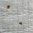 Tissu coton matelassé réversible pour enfants, Wazou Noug Vert de gris/Blanc, 50cm
