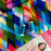 Tissu Dashwood studio Circle lines, multicolore, Somewhere, rayon/viscose10cm
