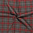 Tissu écossais à carreaux, tissu tartan, Col rouge/gris,